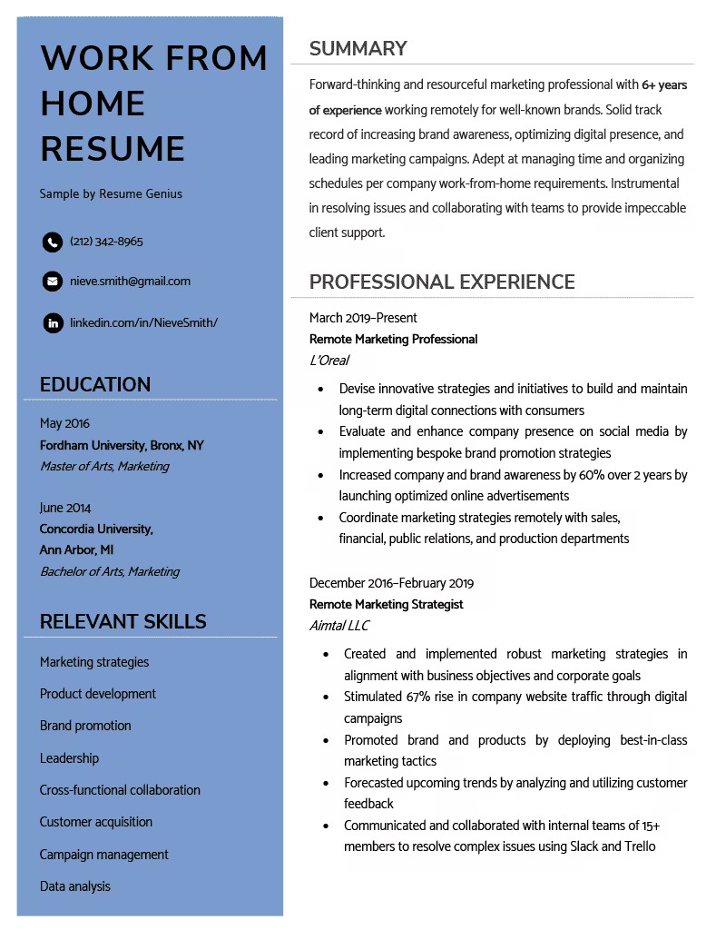 Remote Work Resume: How to Highlight Digital Skills